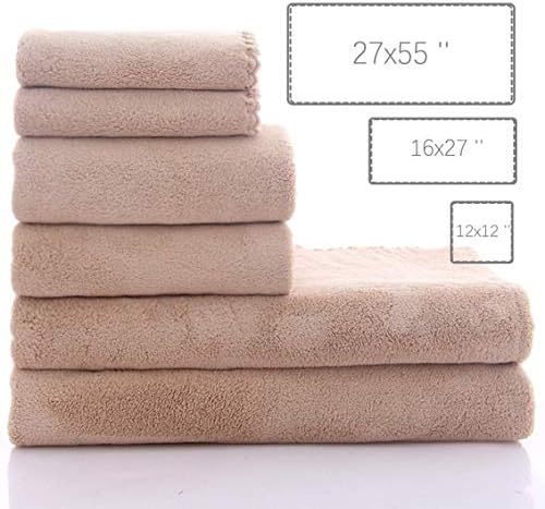 MOONQUEEN Ultra Soft Towel Set 6 Pcs Brown