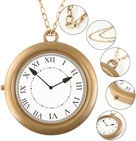 Yeetec Jumbo White Rabbit Clock Necklace