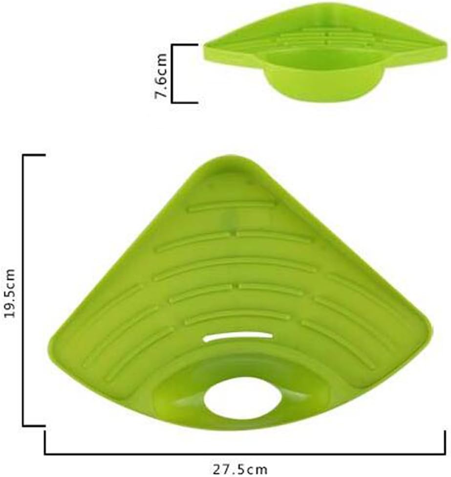 Stainless Steel Dish Cloth Rack with Suction Cups Brown