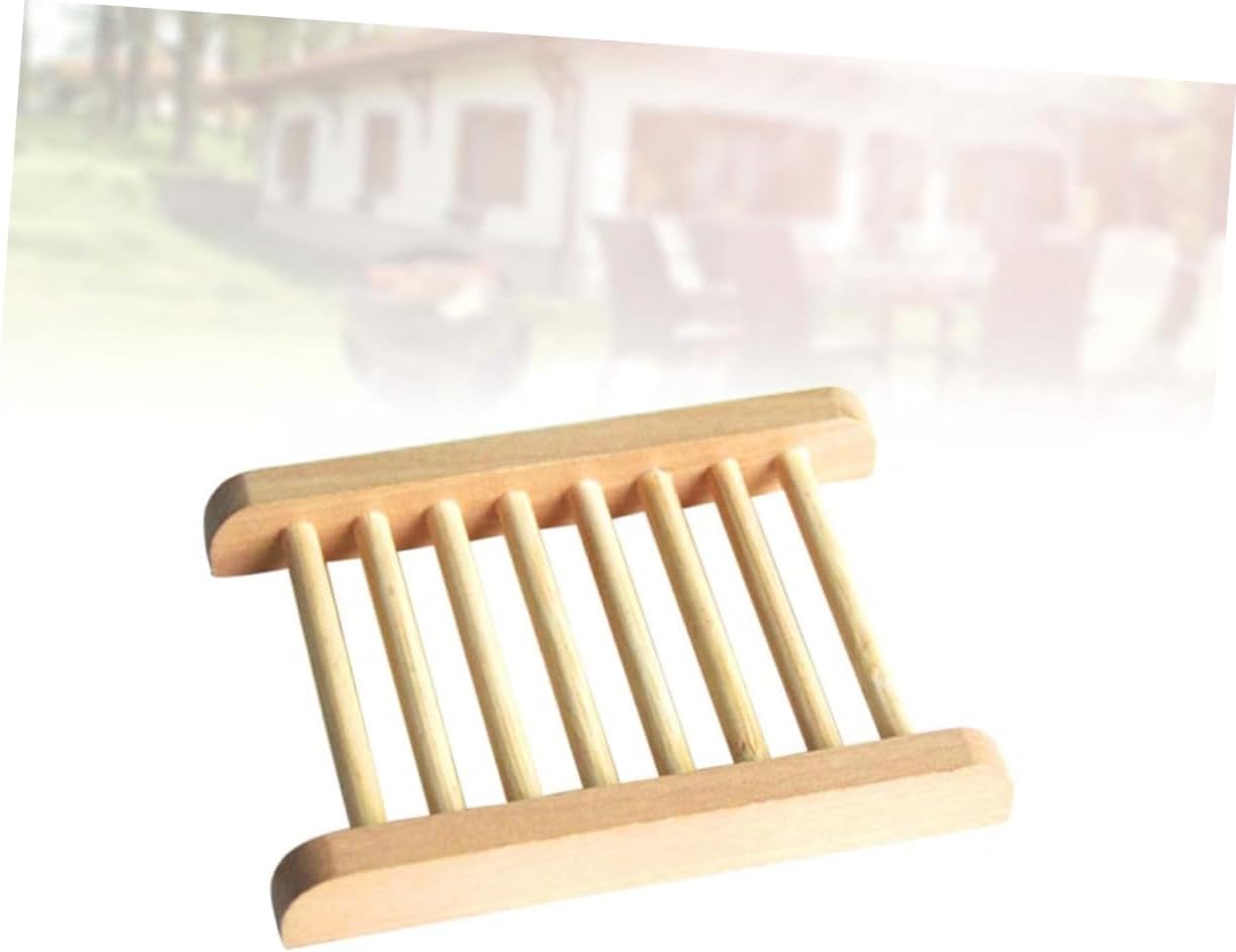 HOOTNEE Wood Soap Dish Holder 2Pcs