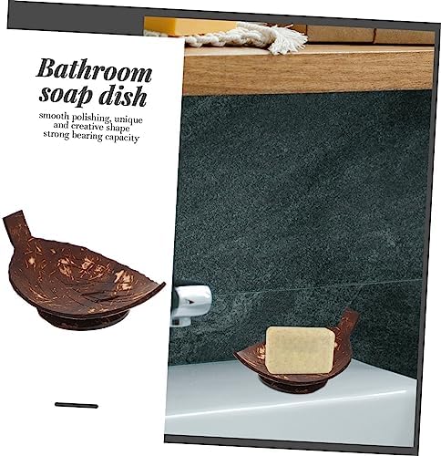 DOITOOL 2pcs Coconut Shell Soap Holder 1