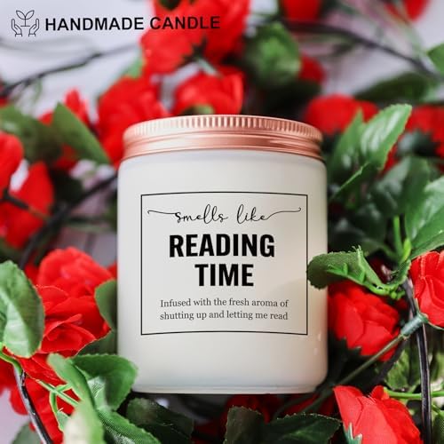Funny Bookish Gift for Readers - Lavender Candle