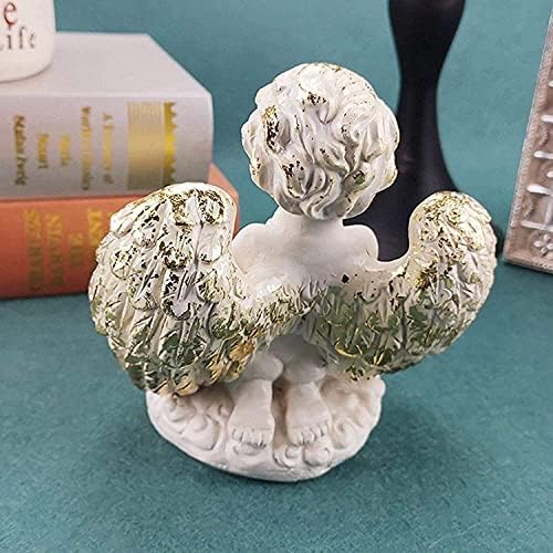 HongLianRiven Resin Angel Garden Statue for Home Decor