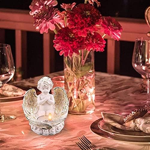 HongLianRiven Resin Angel Garden Statue for Home Decor