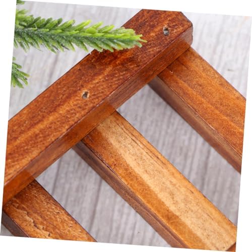 Cabilock Retro Wooden Soap Dish Holder for Shower