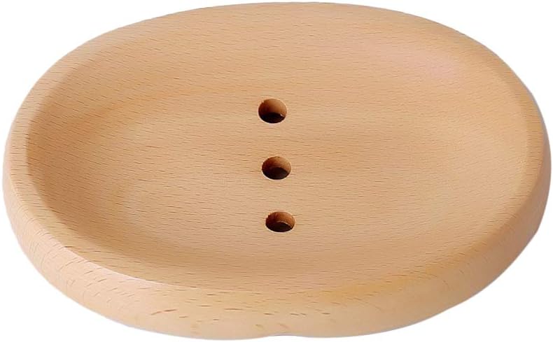Cabilock Oval Soap Dish Holder for Bathroom