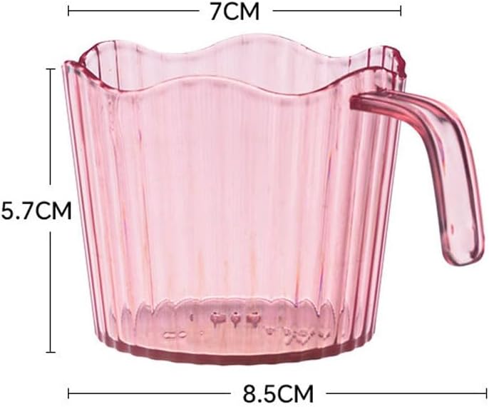 Luzen 4Pcs Plastic Cup Holder with Heat Insulation and Grip Handle