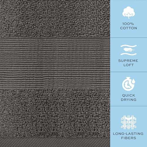 White Classic Resort Collection Soft Bath Towels