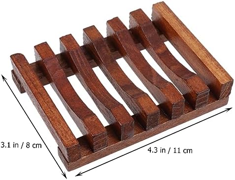 Zerodeko Wood Soap Dish 2pcs Bag Dry Holder