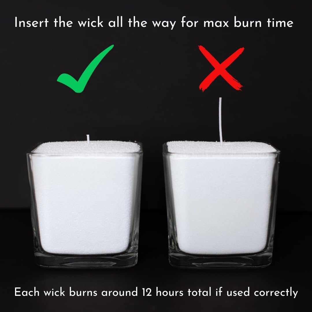 Foton Sandle Pearled Candle 10 Oz 15 Wicks Non Toxic 60 Hour Burn