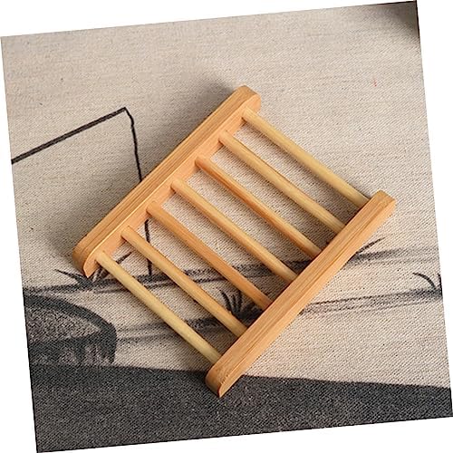 Wooden Soap Holder Bathroom Soap Dish with Drainage