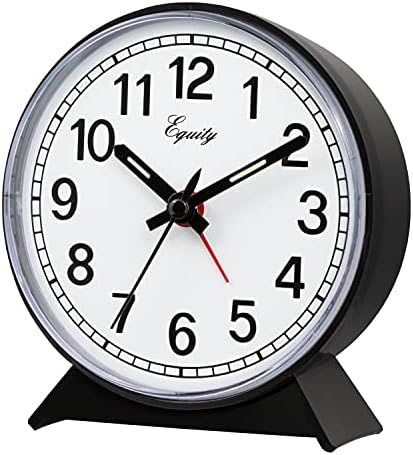 La Crosse Equity 14075 Black Analog Wind-Up Alarm Clock