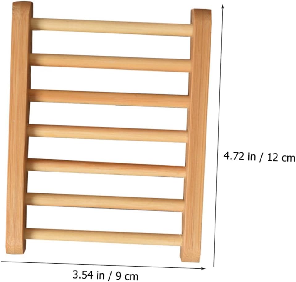 PRETYZOOM Wooden Soap Holder for Bathroom and Shower