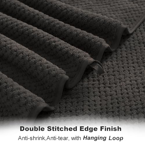 Smuge 8-Piece Brown Bath Towel Set