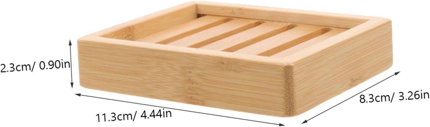HAKIDZEL 1Pc Handmade Soap Dish with Drainage