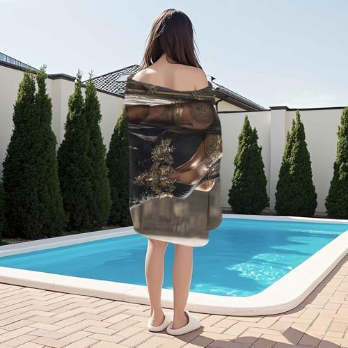 PolXmyxor Magnetic Beach Towel with Buckle 1