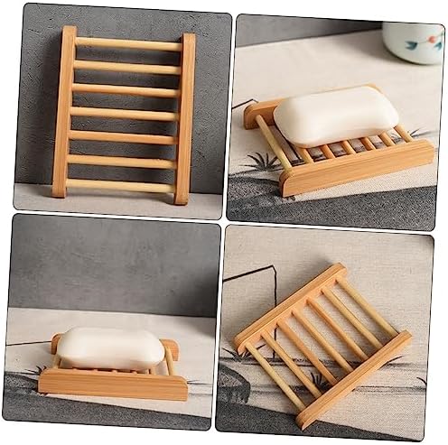 PRETYZOOM Wooden Soap Holder for Bathroom and Shower