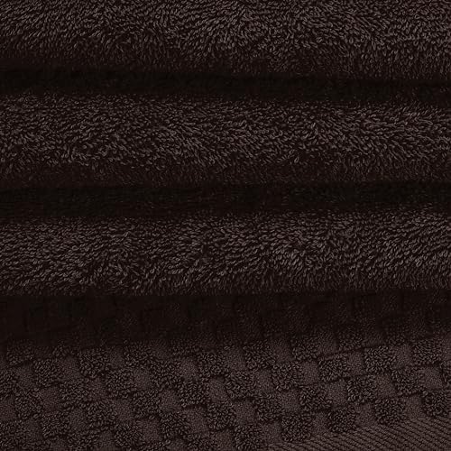MyOwn Premium Cotton 6 Pack Towel Set - Chocolate Brown