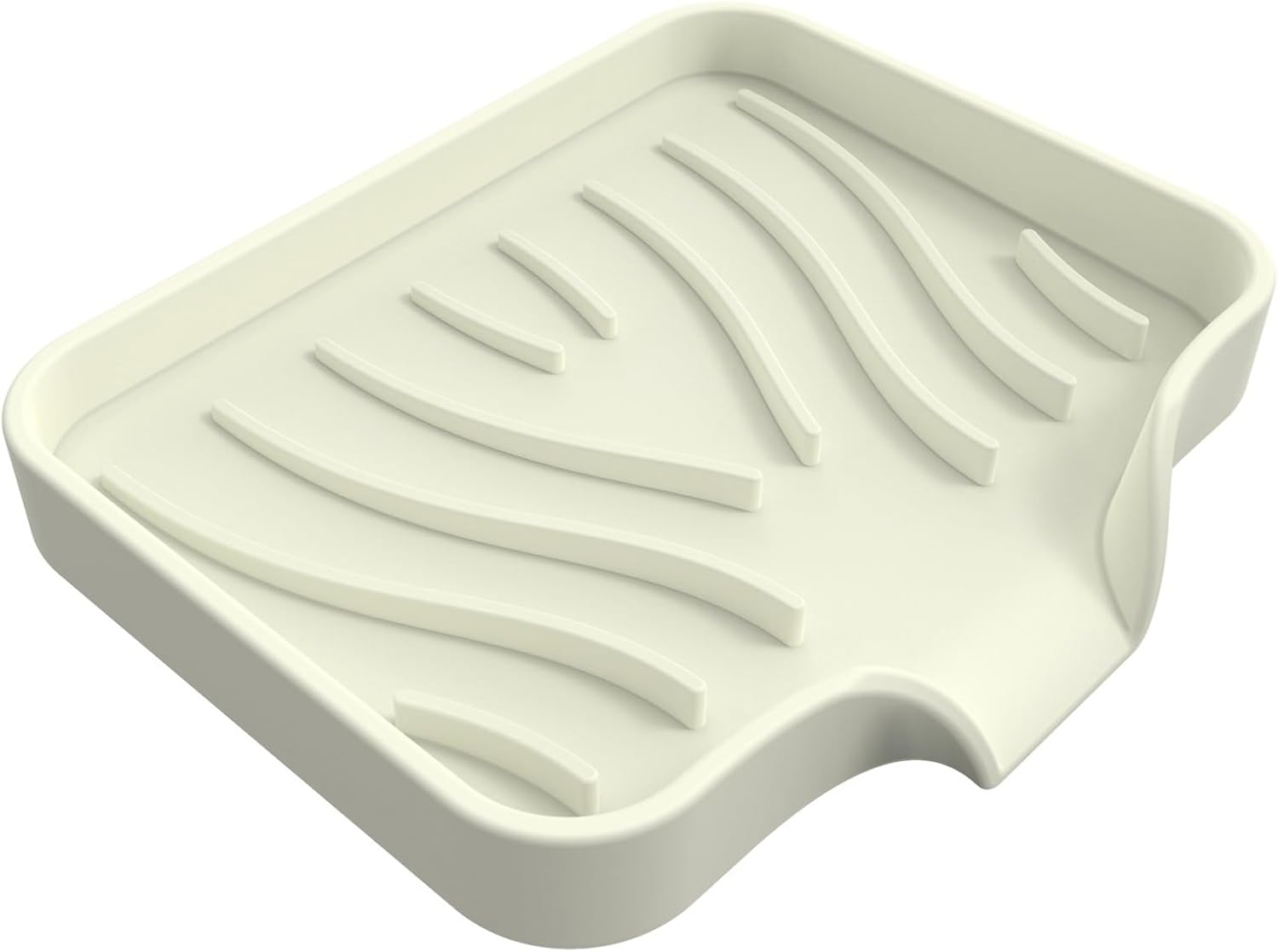 Premium Silicone Soap Dish Self-Draining Holder - Durable Elegant for Shower Bathroom