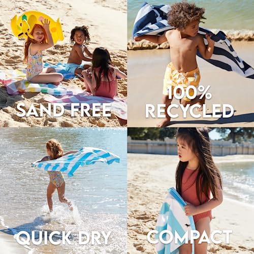Dock Bay Kids Towel - Unicorn Waves Medium