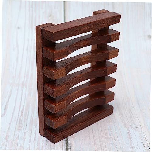 Beatifufu Classic Wooden Soap Dish Set 2 Pieces