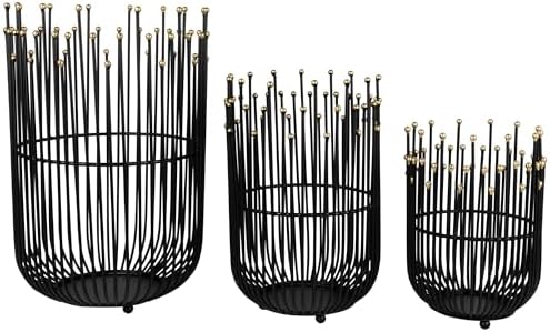 Northlight Medieval Style Iron Candleholders Set of 3