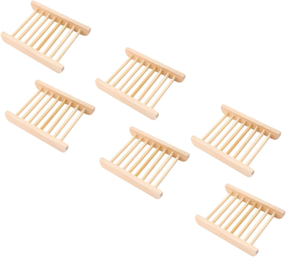 Wooden Soap Tray Drainer Holder for Kitchen and Bathroom