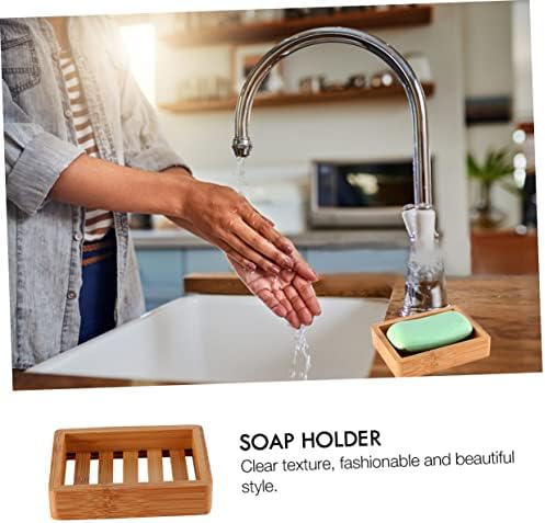 GLEAVI Wooden Soap Dish with Retro Design