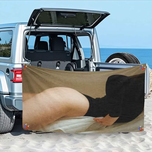 Woman Body Outdoor Magnetic Bath Towel 30x60 Super Absorbent