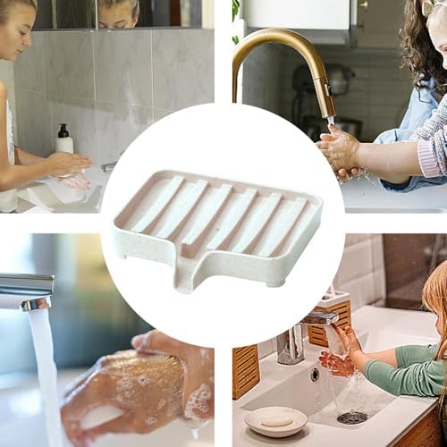 Stylish Soap Holder with Drainage and Storage