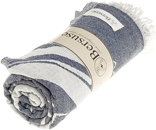 Bersuse 100 Cotton Turkish Towel Set of 3