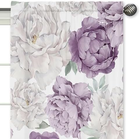 Sweet Jojo Designs Lavender Purple Panels Set of 2