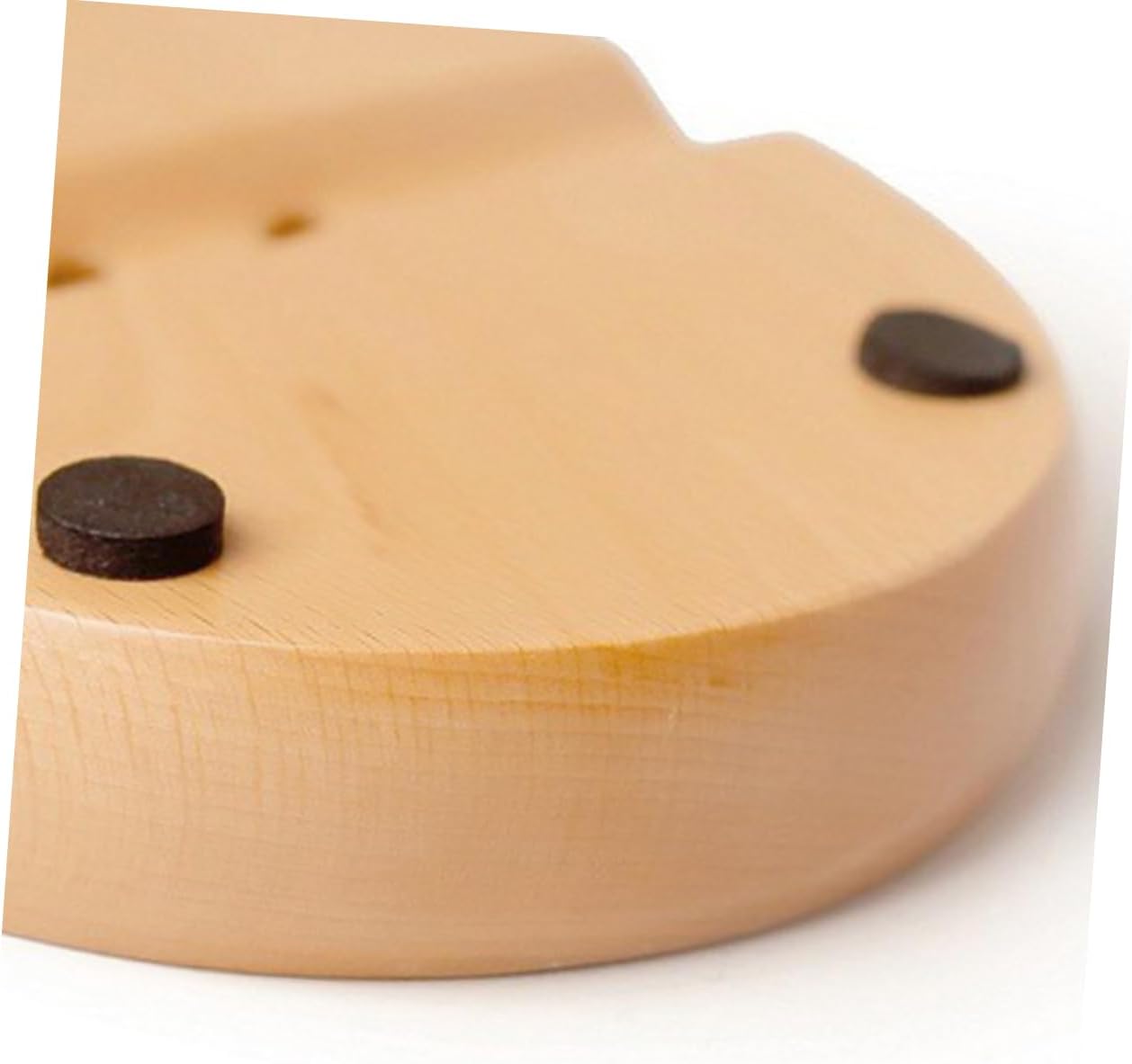 Amosfun Self-Draining Wooden Soap Dish Holder Round Oval Options