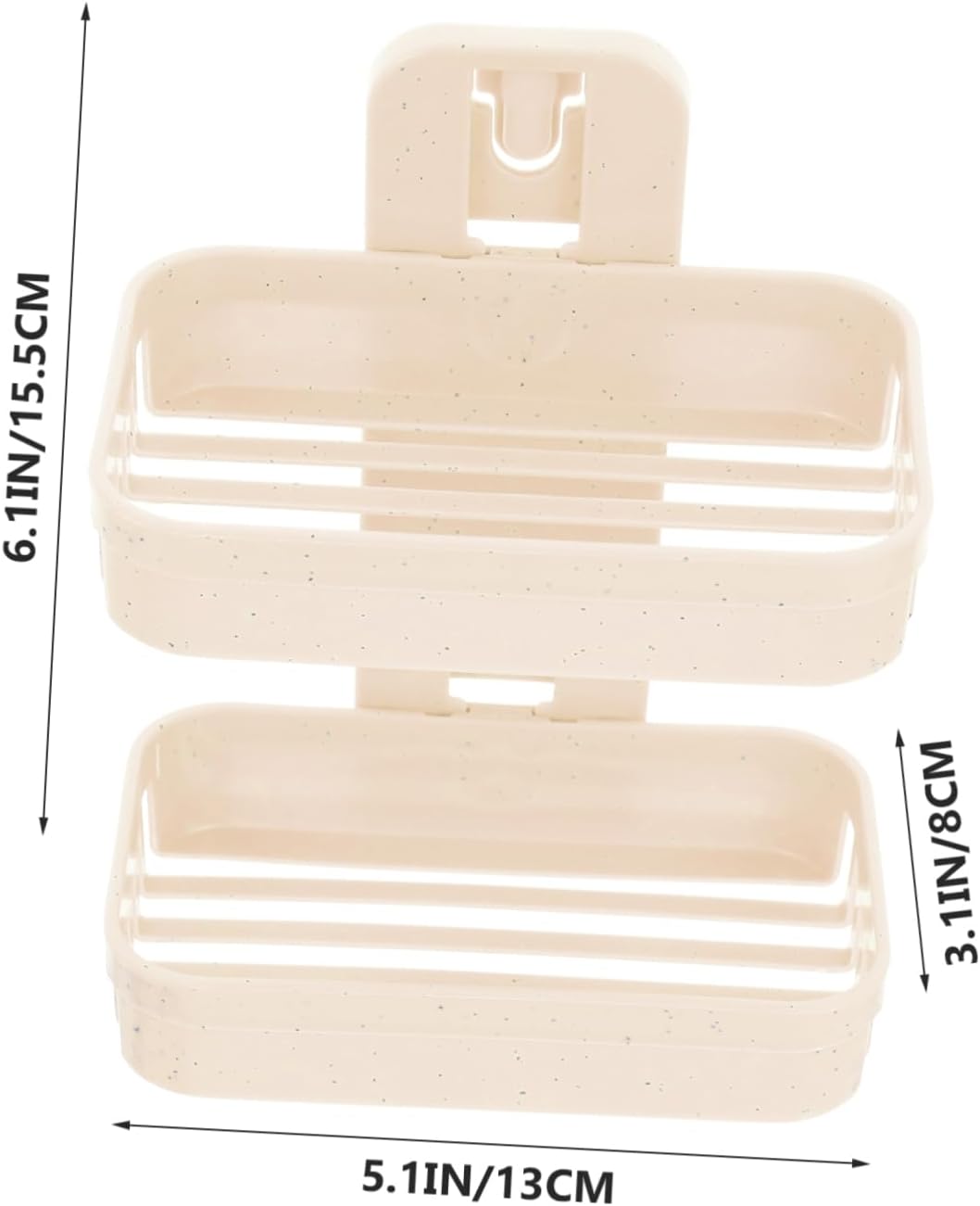 Adhesive Double Layer Soap Holder for Bathroom and Kitchen 1