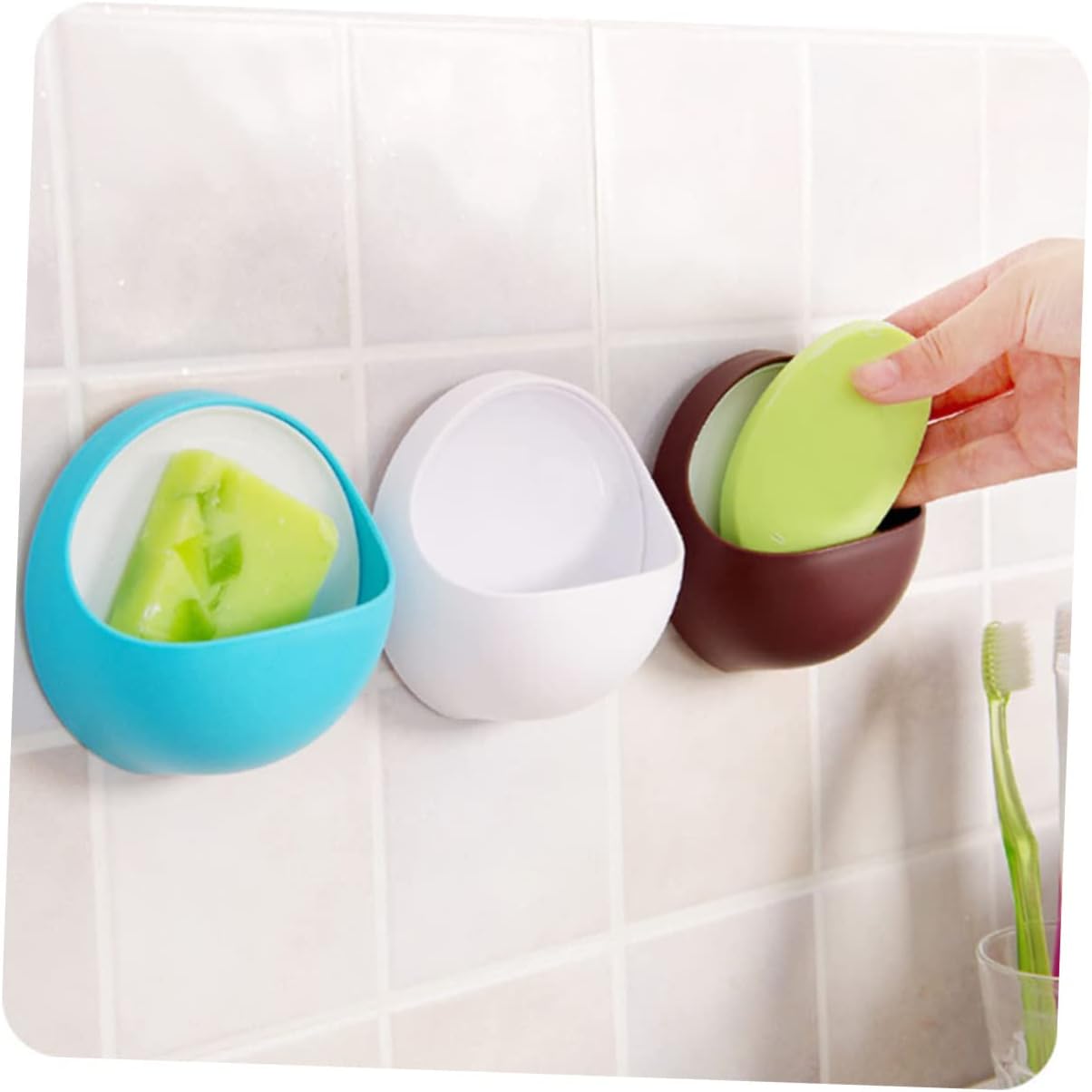 Cabilock Multifunctional Suction Cup Soap Dish for Bathroom 1