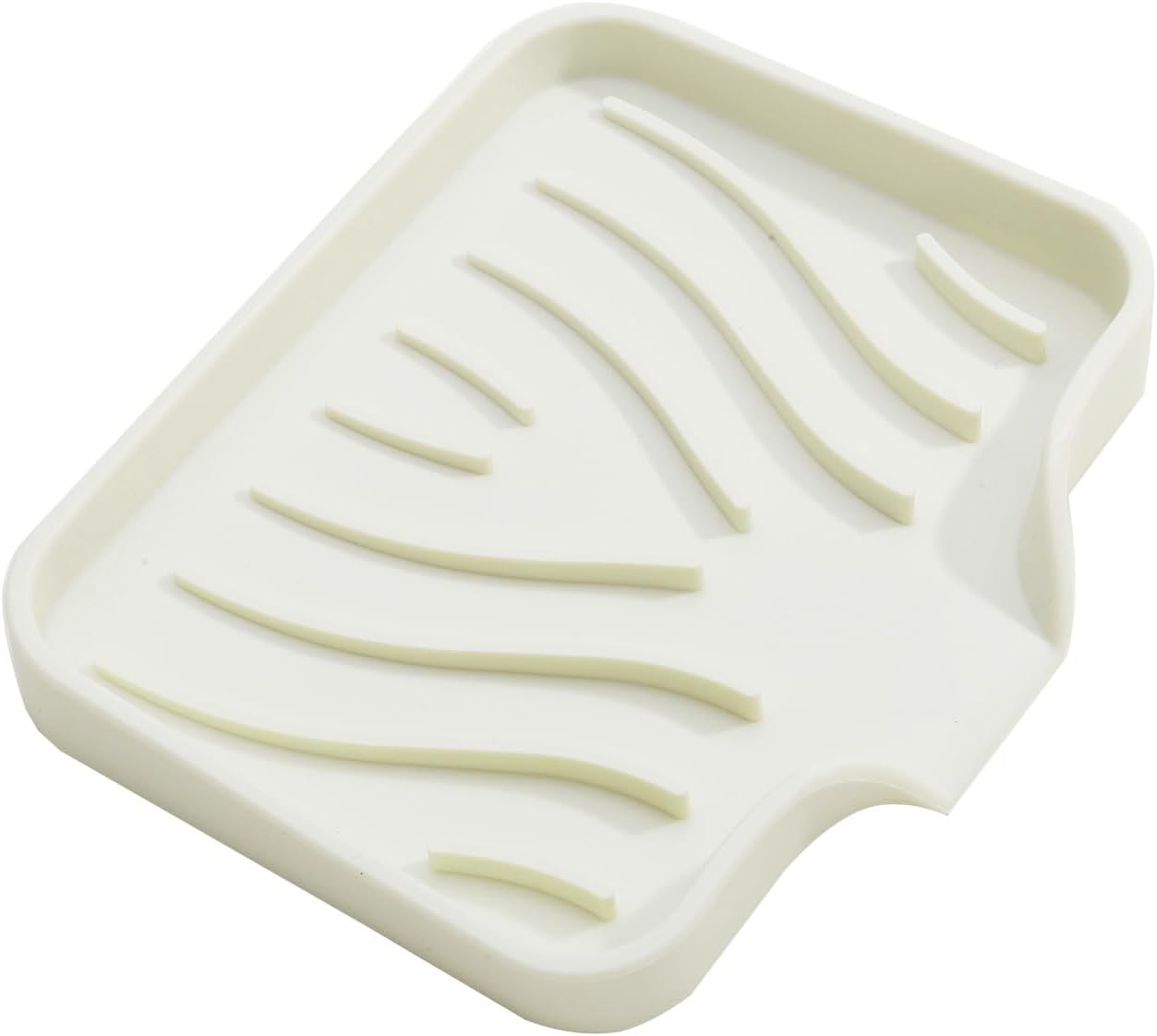 Premium Silicone Soap Dish Self-Draining Holder - Durable Elegant for Shower Bathroom