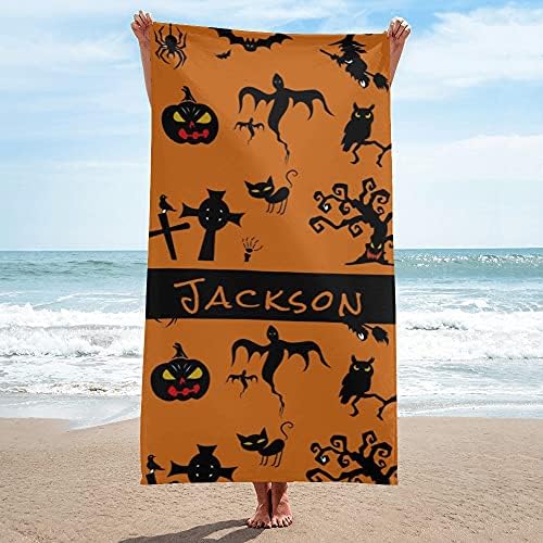 Custom Beach Towels with Name Personalized