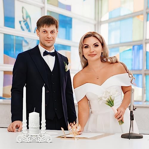 Irenare Unity Candles with Glass Holder Set