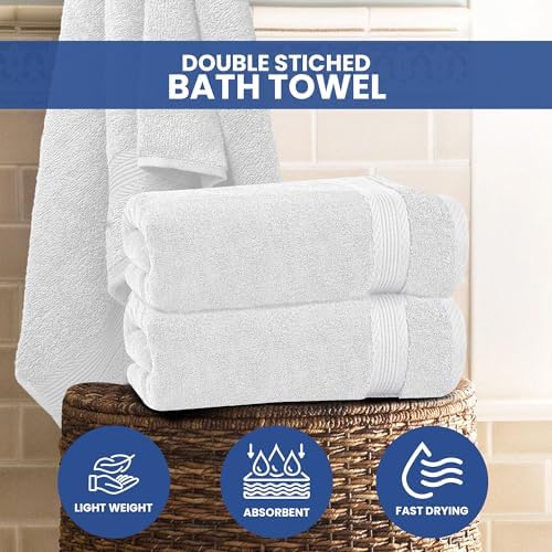 Linteum Textile Supply 100 Cotton Hair Towels Pack of 6