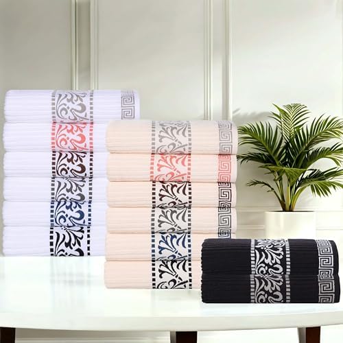 Superior Athens Cotton Towel Set - 4 Towels Black