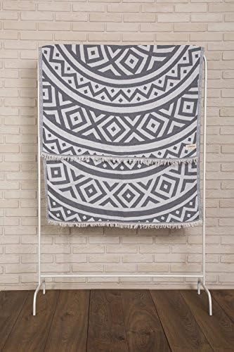 Bersuse 100 Cotton Turkish Beach Towel Set of 6 1