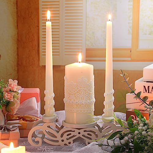 Irenare Unity Candles with Glass Holder Set