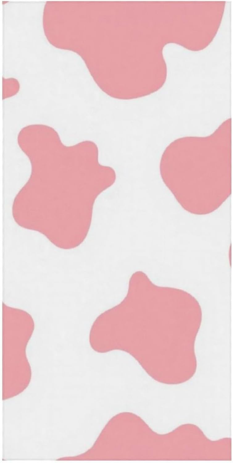 4SEE Cute Cow Print Beach Towel Extra Large 63x315 Inches