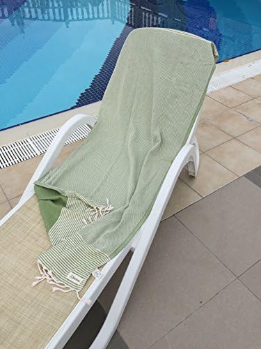 Bersuse 100 Cotton Biarritz Towel Set of 3 - Olive Green