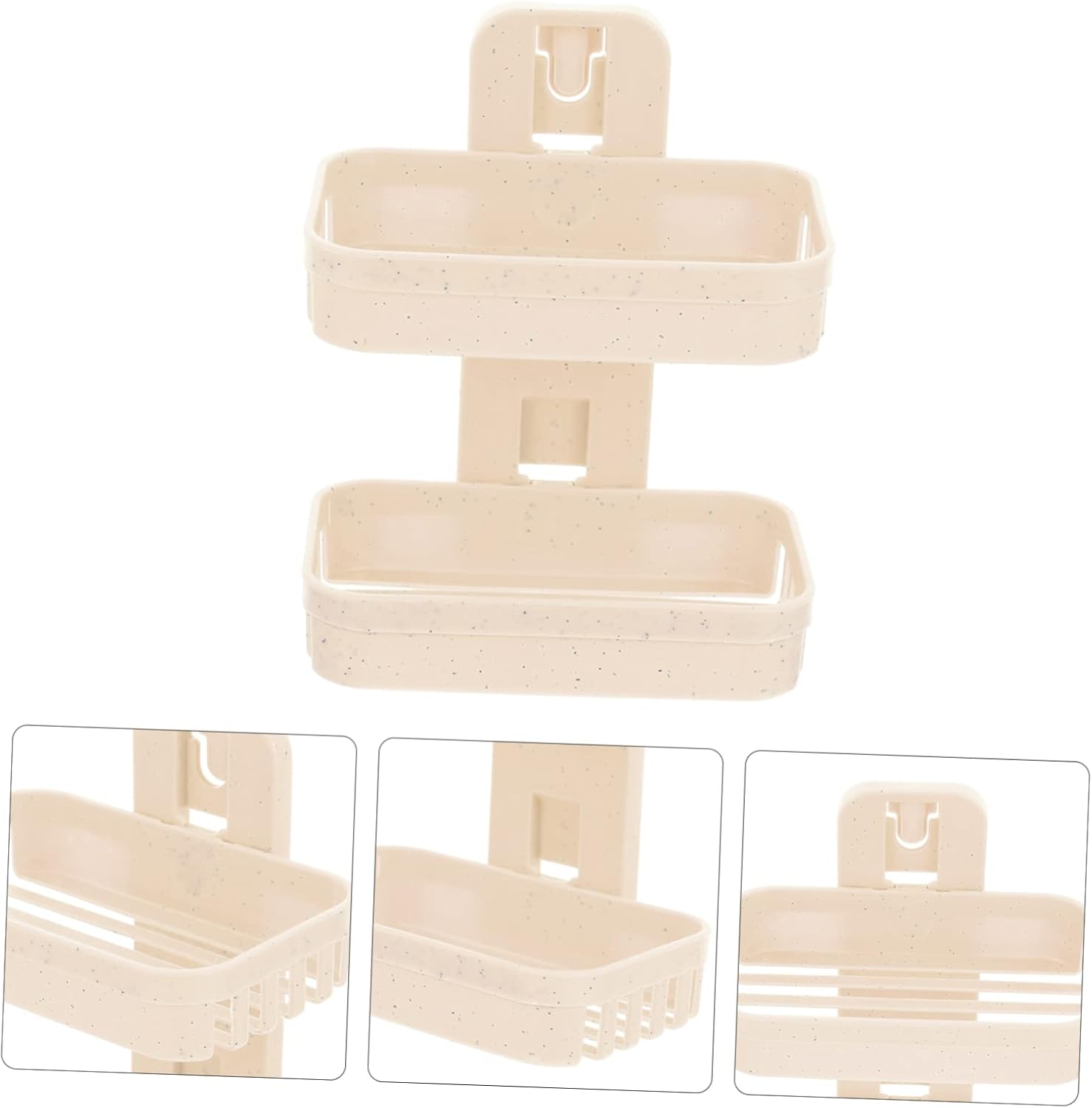 BUGUUYO Double Layer Wall Mounted Soap Dish