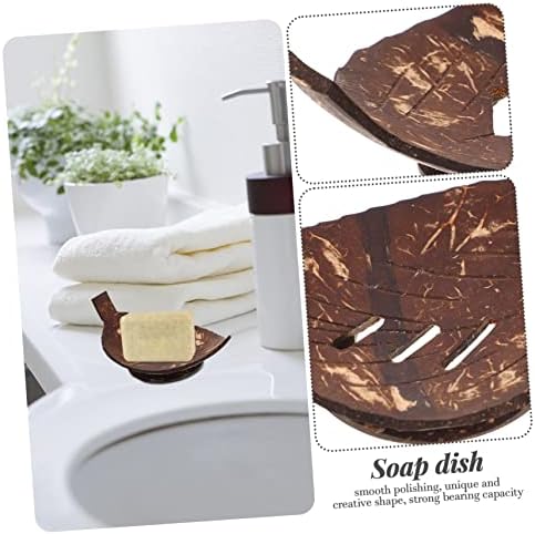 DOITOOL 2pcs Coconut Shell Soap Holder 1