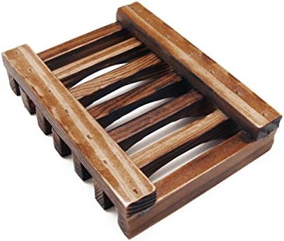 Blue Handcart Rectangle Wooden Soap Holder 1