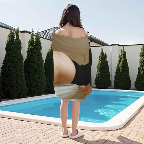 Woman Body Outdoor Magnetic Bath Towel 30x60 Super Absorbent