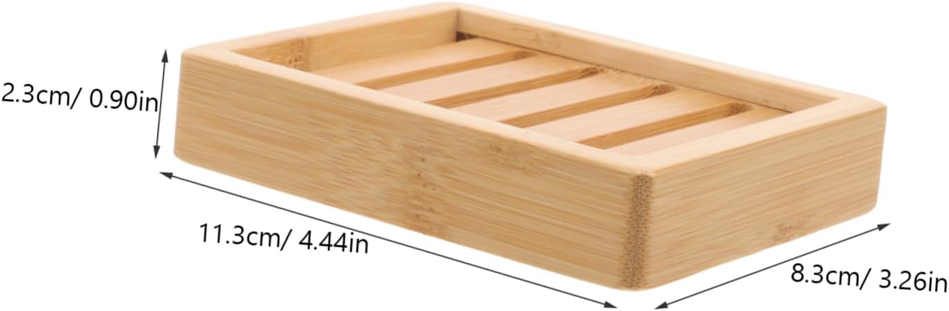 PRETYZOOM 1Pc Soap Draining Dish with 7 Drain Bars