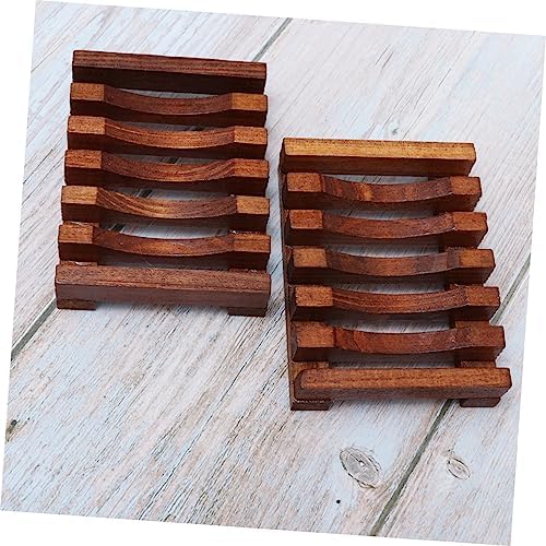 Zerodeko Wood Soap Dish 2pcs Bag Dry Holder